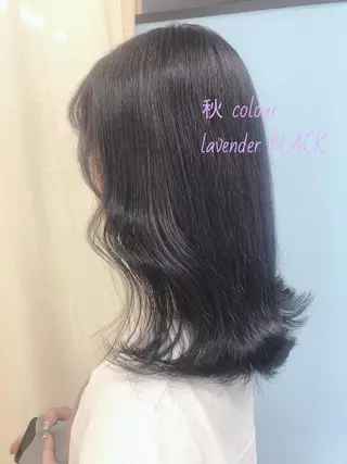 セミロング カラー _WHITE高槻店 yusukeのヘアスタイル