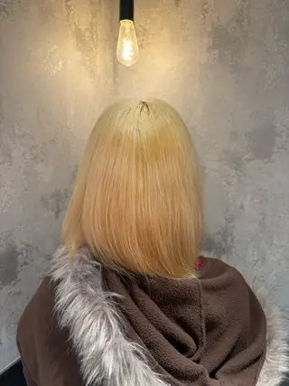 ミディアム 向山 月雫のヘアスタイル