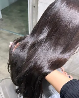 ロング 横浜美容室/透明感 カラー/レイヤーのヘアスタイル