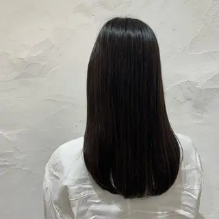 ロング 吉田 夢のヘアスタイル