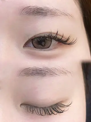 マツエク・マツパ 岡本葵子カットモデル ┊束感マツエクのマツエク・マツパデザイン