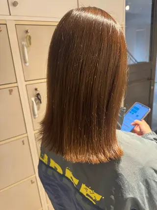 ミディアム 鄭 勇太のヘアスタイル