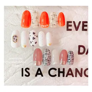 ミディアム ネイル 👑enen style👑のネイルデザイン