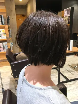 ショート カラー パーマ ヘアアレンジ メンズ キッズ ネイル マツエク・マツパ EnBlesS西宮 マンツーマン神道有基のヘアスタイル