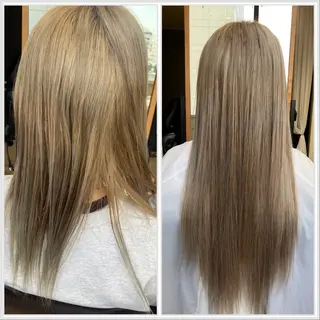 セミロング エクステブリーチ矯正 griFFicaのヘアスタイル