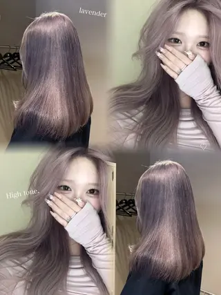 カラー 髙𠩤 やよいのヘアスタイル