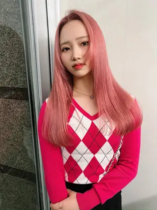 ロング カラー 色落ちまで可愛い🧚 心斎橋hikaruのヘアスタイル