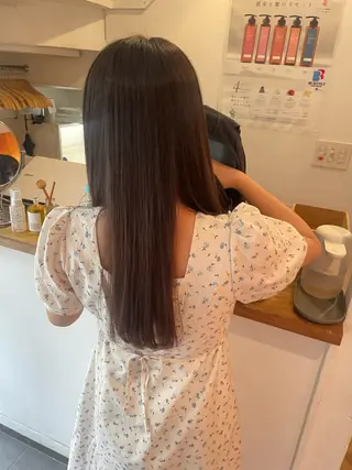 ロング 透明感カラー/顔周り カット/ののか💞のヘアスタイル