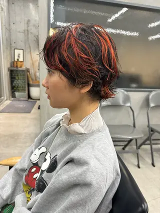 ショート カラー 🌈前田 潤 /ショート/レイヤーのヘアスタイル