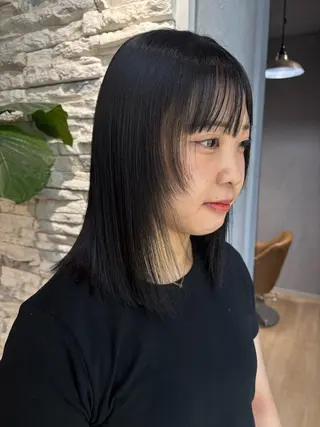 ミディアム Maki /透明感カラーのヘアスタイル