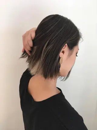 カラー 坂上 岳のヘアスタイル