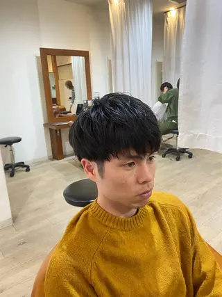 ショート カラー 縮毛矯正とレイヤー カット/杉村凜汰郎のヘアスタイル