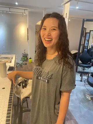 ロング パーマ 高橋 愛美のヘアスタイル