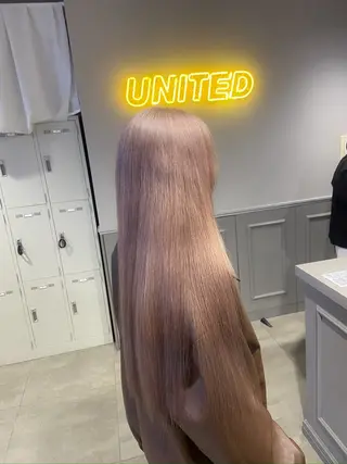 ロング カラー ヘアアレンジ Over hair_ misakiのヘアスタイル