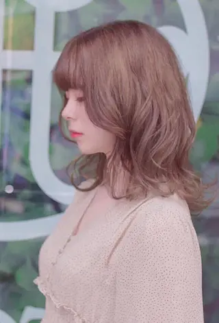 ミディアム ドラマ大好き 美容師hideyaのヘアスタイル