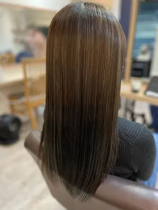 ロング カラー 柏/春日竜次 /髪質改善縮毛矯正のヘアスタイル