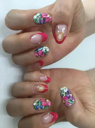 ネイル 💎🐰 saki. m 🐰💎のネイルデザイン