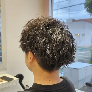 パーマ メンズ 暖色カラー/髪質改善 /メンズ🧡莉南のヘアスタイル