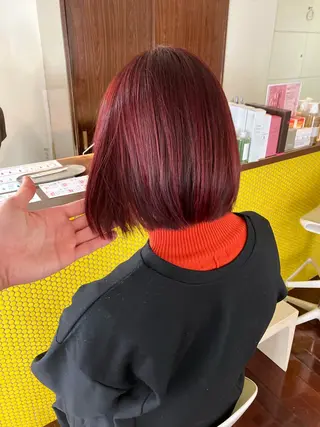 ミディアム カラー 髪質改善美容師 🪽YOSSYのヘアスタイル