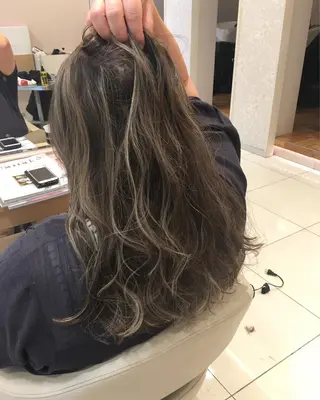 ロング カラー 小田原NO1 美容師 飯田飛翔のヘアスタイル