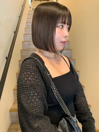 ショート 落合希 Olivebeigeのヘアスタイル