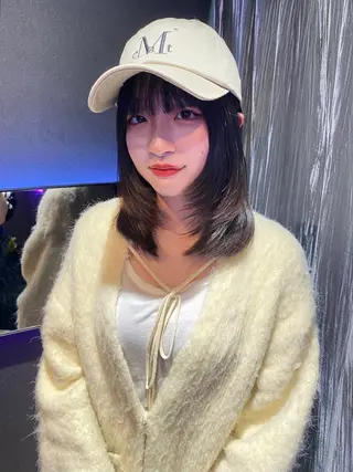 ミディアム カラー mai / linoah˚✧のヘアスタイル