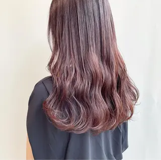 ロング カラー 山口 莉奈のヘアスタイル