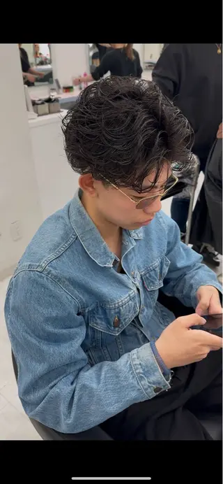 メンズ 長岡 憲進のヘアスタイル