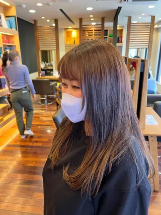 ミディアム 髪質改善美容室／白石 凌大のヘアスタイル