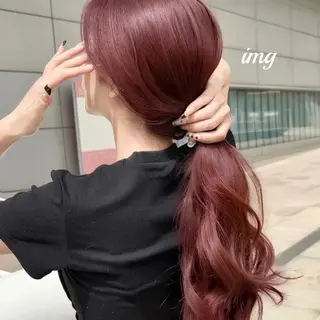 カラー suzuna/暖色 カラー💞/スパのヘアスタイル