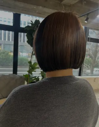 ショート ハイトーン×ボブ / Reika☁️ིྀのヘアスタイル