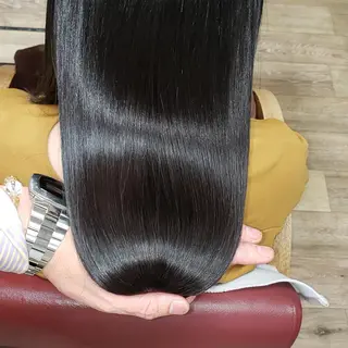 セミロング カラー 髪の病院  ルーミールームのヘアスタイル