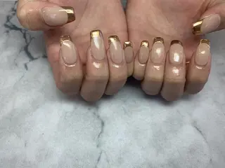 ネイル ネイルリボン 受付スタッフのネイルデザイン