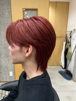カラー メンズ 解良 優斗のヘアスタイル
