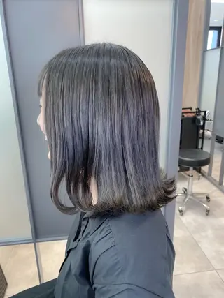 ミディアム カラー 【透明感、艶髪】西村 有司のヘアスタイル