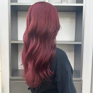 ロング カラー パーマ 暖色💖ツヤ髪💖 masae🌼のヘアスタイル