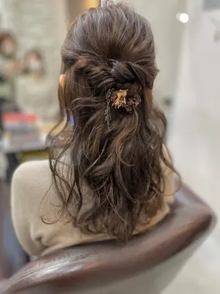 セミロング 内藤 まどかのヘアスタイル