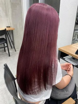 ロング カラー 韓国/ハイトーン/ ボブ🎀MIKU🎀のヘアスタイル