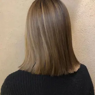 ミディアム 原田 英治のヘアスタイル