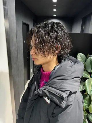 メンズ パーマ ✨【公式】渋谷メンズ サロン BLUCK✨のヘアスタイル
