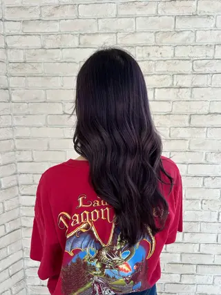 ロング カラー 暖色カラー🪷 オタク美容師🎶のヘアスタイル