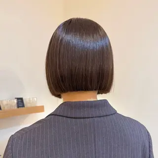 ショート カラー 艶カラー/透明感 /ヒグチアオイのヘアスタイル