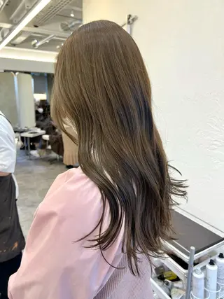 ロング カラー 髪質改善/縮毛矯正 鈴木裕介のヘアスタイル