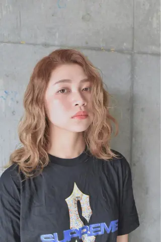 ミディアム カラー ✨髪質改善縮毛矯正✨ 宇田川修平のヘアスタイル