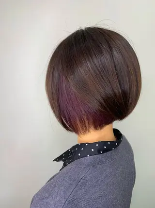 ショート カラー 艶髪クリエイター🪽 秋田 聖也のヘアスタイル