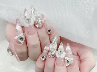 ネイル MoMoA Nail ネイル長さ出し専門店のネイルデザイン