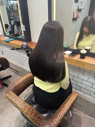 ロング カラー 暖色カラー🤎Red Neo meiのヘアスタイル