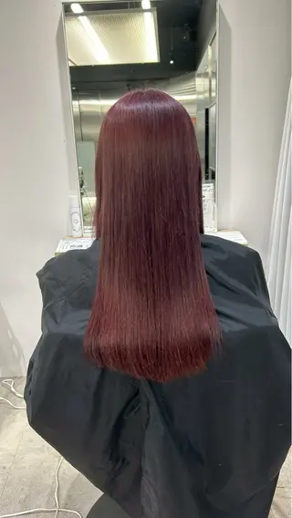 ロング カラー himari💜 暖色/レイヤーカットのヘアスタイル