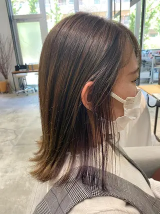 カラー 高橋 侑莉亜のヘアスタイル