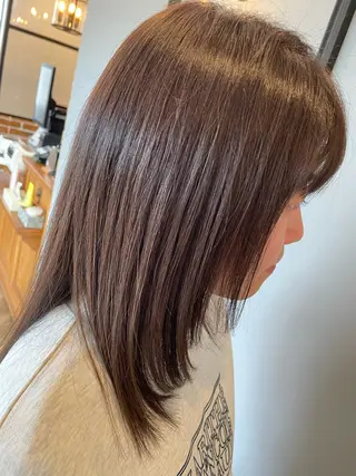 セミロング 大橋 綾子のヘアスタイル